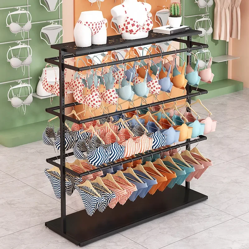 

OutdoorAdjustable Underwear, Underwear, Nakajima Display Rack, Floor-to-ceiling Bra, Shorts, Double-sided Multi-layer Side Hange