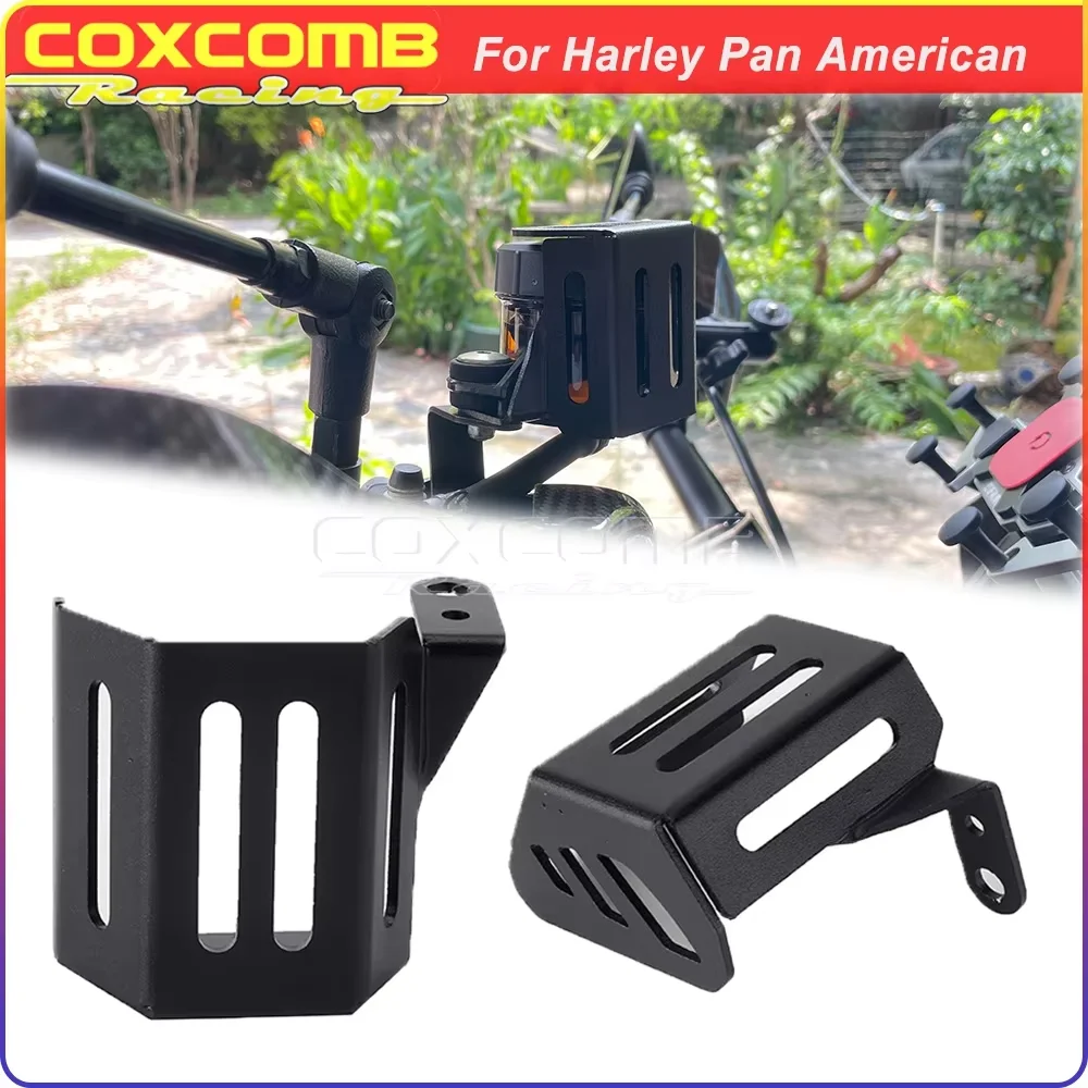 

For Harley Pan America CVO 1250 RA1250 Special RA1250S Motorcycle Oil Cup Protective Cover Brake Fluid Reservoir Guard 2021-2024