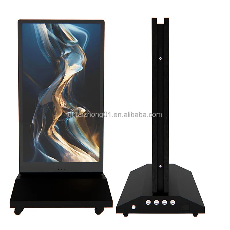 في الهواء الطلق مقاوم للماء مزدوج الوجهين Lcd لافتات رقمية كشك 2000nits 2k القرار Ip65 اللمس الإعلان متجر بيع بالتجزئة الطابق