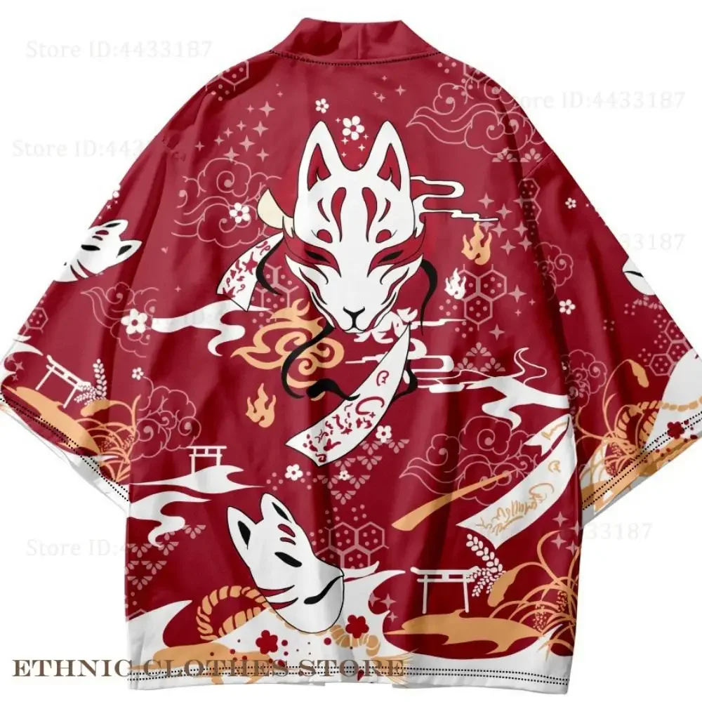 

Мужская рубашка, пальто, радиальный мужской самурайский косплей костюм, большие размеры 3XL-5XL, японское кимоно, кардиган с принтом дракона, юката хаори