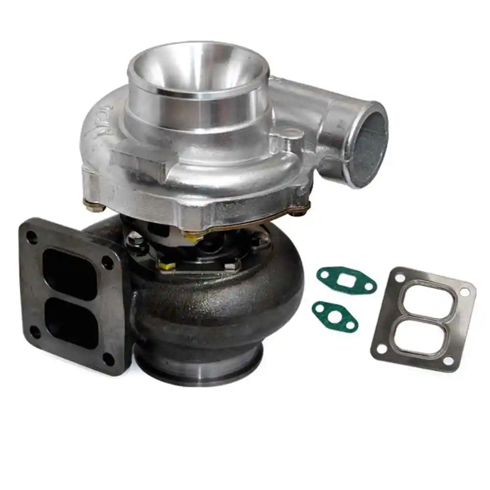 High Performance Racing T70 Turbocharger A/R .70 Rear A/R 0.84 T4 Twin Scroll 4" V-Band Oil Cooler EP-GTT70
