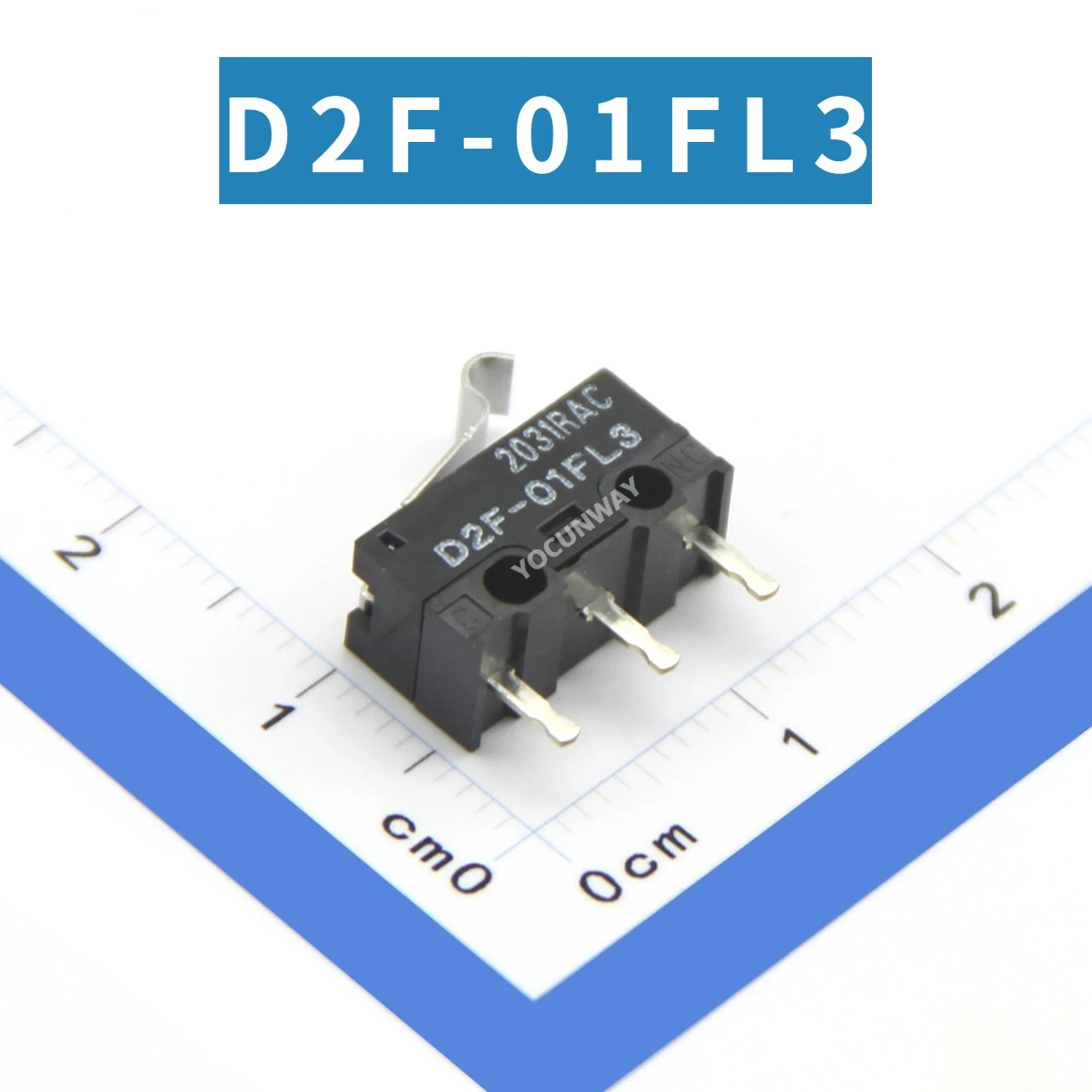 OMRON D2F-01FL3 Mikroschalter Grauer Punkt Neu Original Endschalter für Maustasten-Reparatur Großhandel
