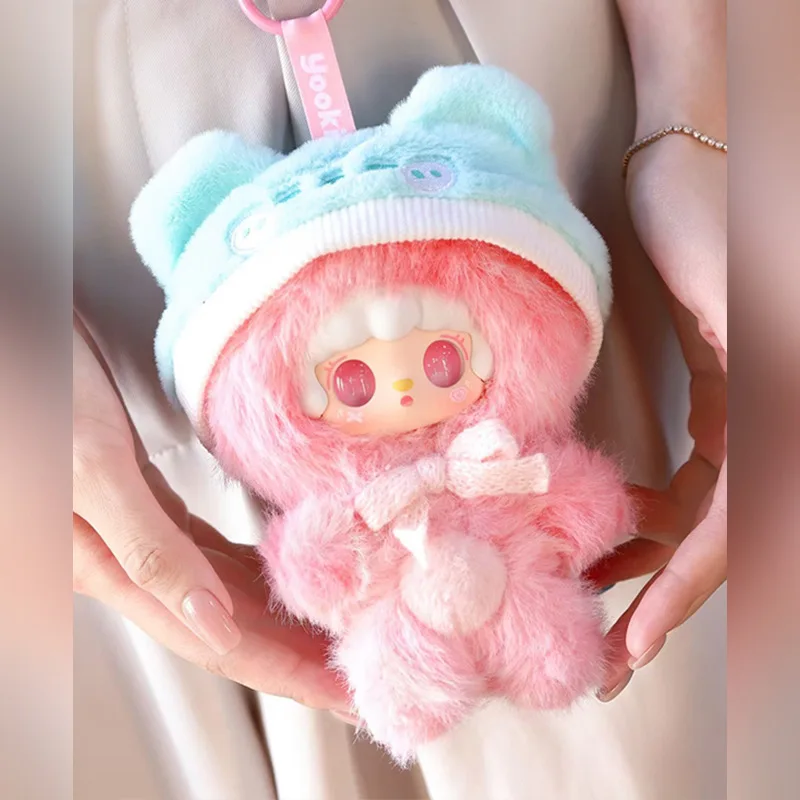 جديد Yooki الدب الصغير خطة التنوع صندوق أعمى ألعاب من القطيفة دمية رائعة المفاتيح ظهره قلادة صندوق غامض هدية #5