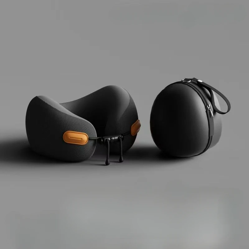 

U-Shape Comfort Airplane Travel Pillow With Snap Button Coussin Travel Pillow U Shaped Travel Healthcare Memory Foam Neck Pillow