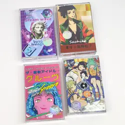 Anime Vaporwave Showa Night Tempo Presents Music Tape Bored Teenager Cassettes Cosplay Soundtracks Box Recorder Car Walkman Tape