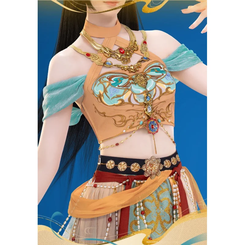 أزياء سيلوس كزيفير رافاييل زين التأثيرية للهالوين وعيد الميلاد البطلة الهزلية الحب والمساحة العميقة فستان نسائي مقاس آلهة #1