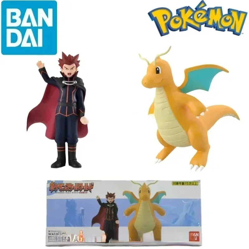 

Bandai оригинальные весы World POKEMON Kanto Region Lance Dragonite аниме фигурки игрушки для детей подарок Коллекционная модель украшения