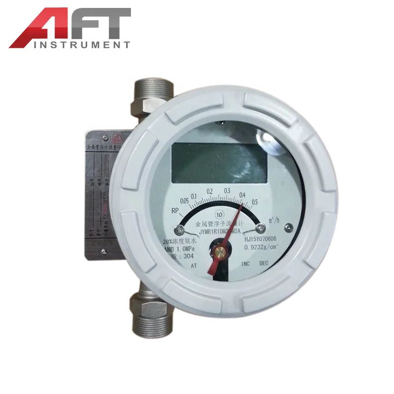 High Pressure LCD Display Bidirectional Stainless Steel Custom Solutions Sewage RO Pure Water Metal Tube Rotameter for Liquid