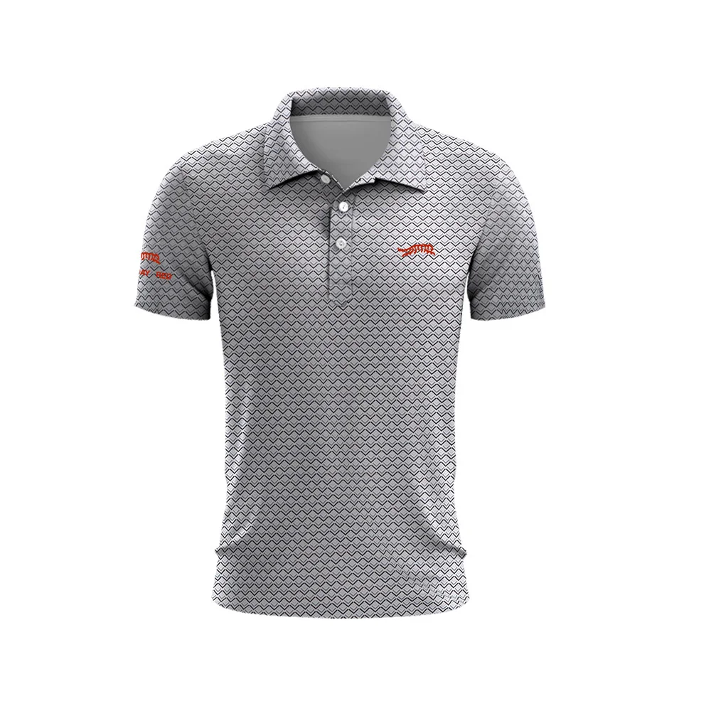 Tijger Woods Golf Zon Dag Rood Golf Poloshirt Heren Zomer Golf T-Shirt Top Sneldrogende Golfclub Knoop Omhoog T-Shirt Poloshirt