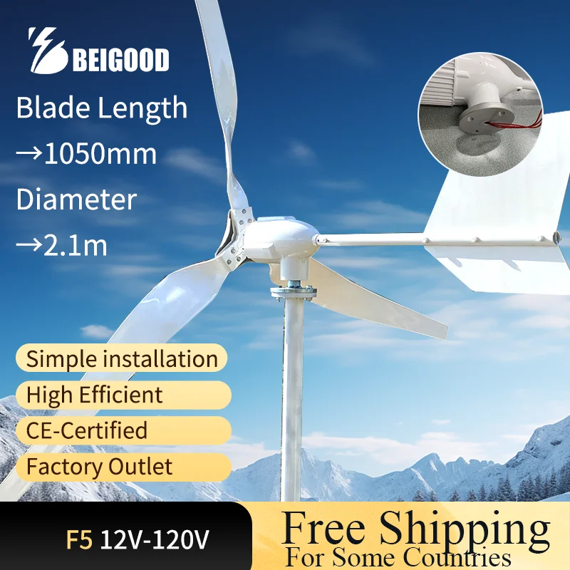 

30KW 20KW 10KW Wind Turbine Generator 96V 24V 48V Free Energy Generators Free Energy Windmill With MPPT Controller CE-Certified