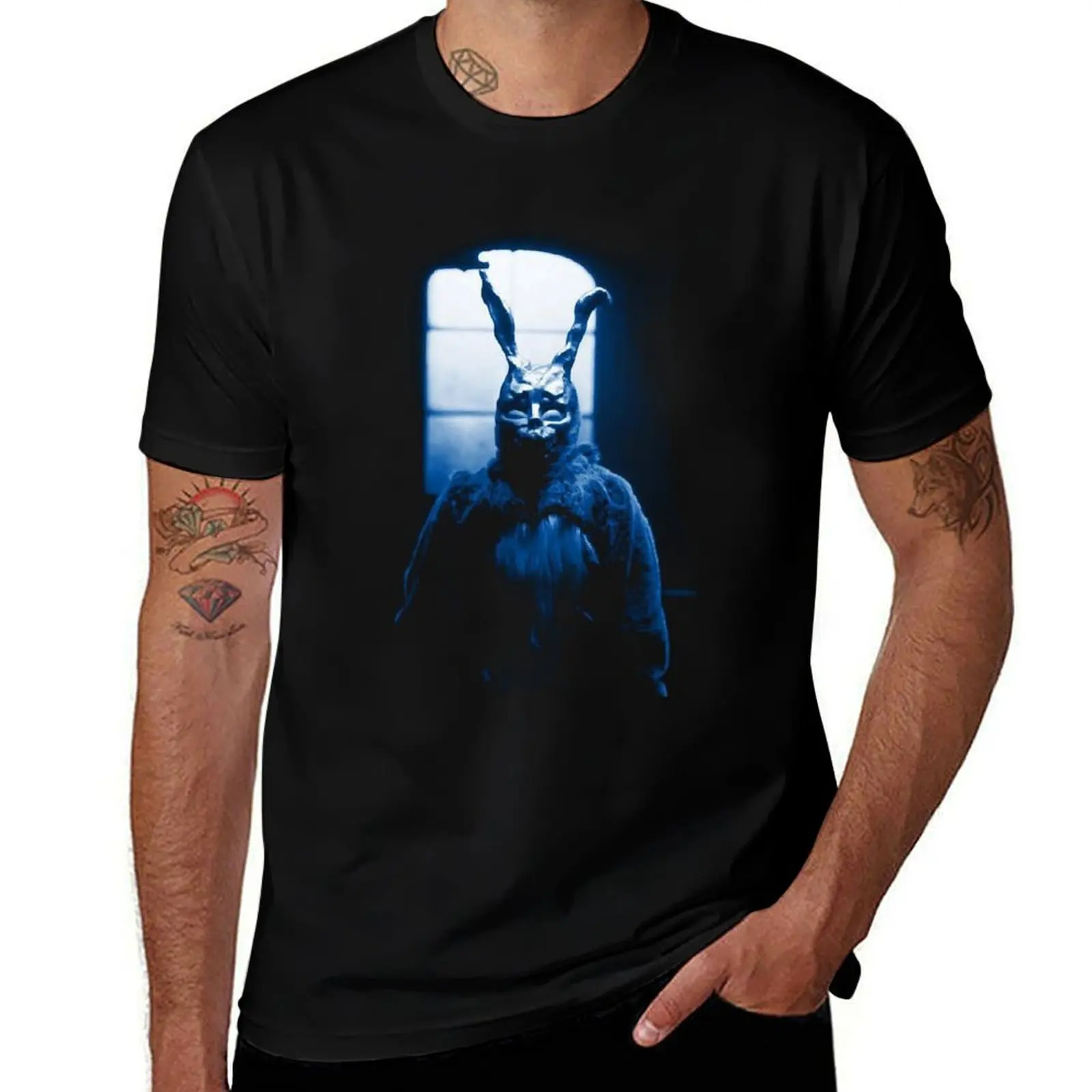 

Frank the Donnie Darko rabbit costume T-Shirt cotton tshirt 100% funny t shirts cotton