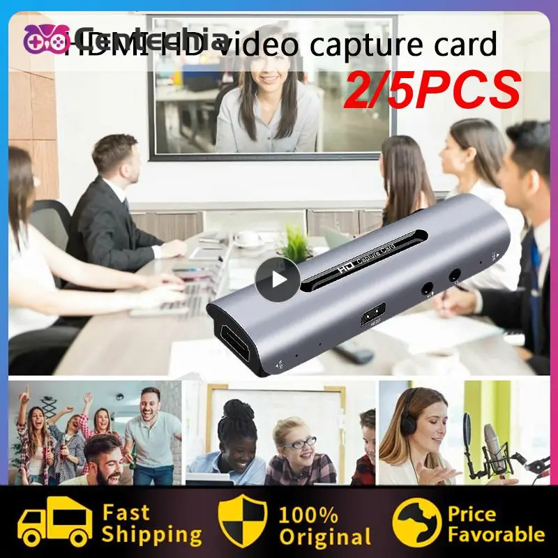 2/5PCS Acquisition Box High Definition Gamem Z35hdmi Dvd Camera Usb 1080p Case Placa Video Video Game Capture Card