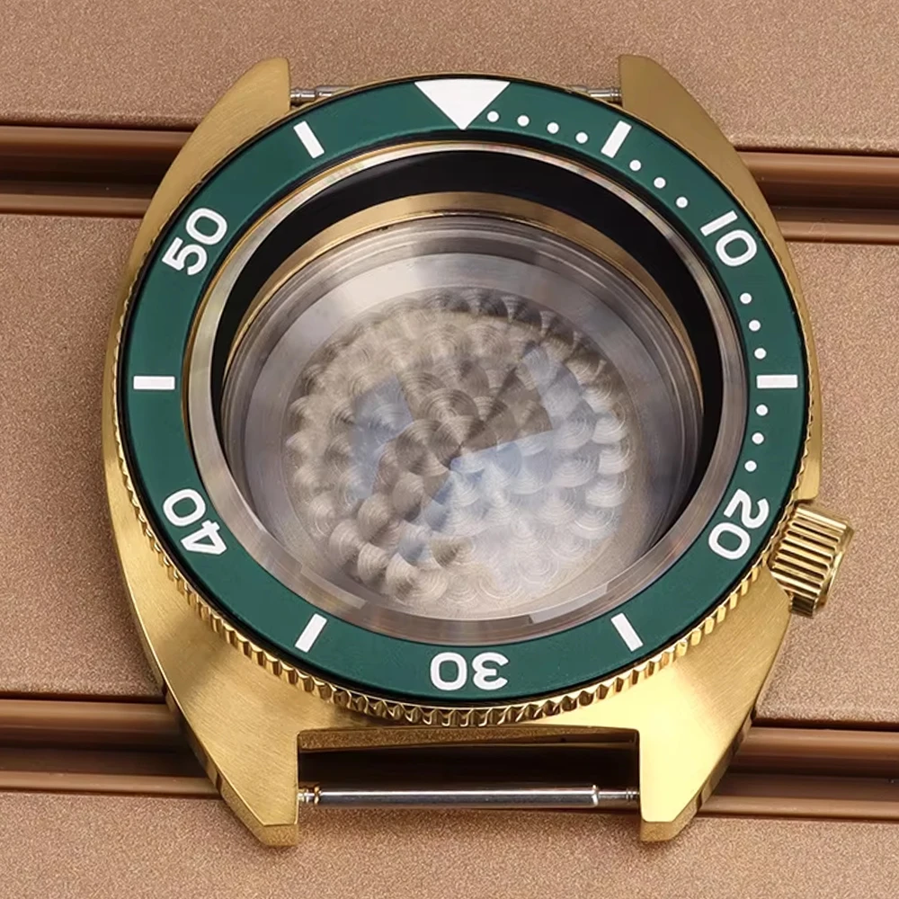 

41mm Women's Luxury Watch Case Sapphire Glass Solid Bottom Cover For Mod Tuna Turtle NH35 NH36 NH38 NH34 Movt 28.5mm Dial Parts