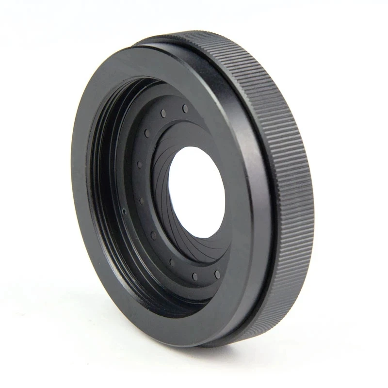 1.5-25mm M42 Camera Lens Adapter Ring Adjustable Aperture Iris Module Retrofit Diaphragm Adapter Microscope Camera Accessories