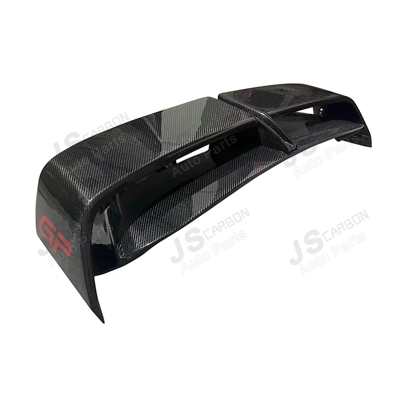 For BMW mini F56 F55 Series GP Style Real Carbon Fiber Car Rear Trunk Spoiler Lip Wing Lip Extension Separator Upgrade body kit