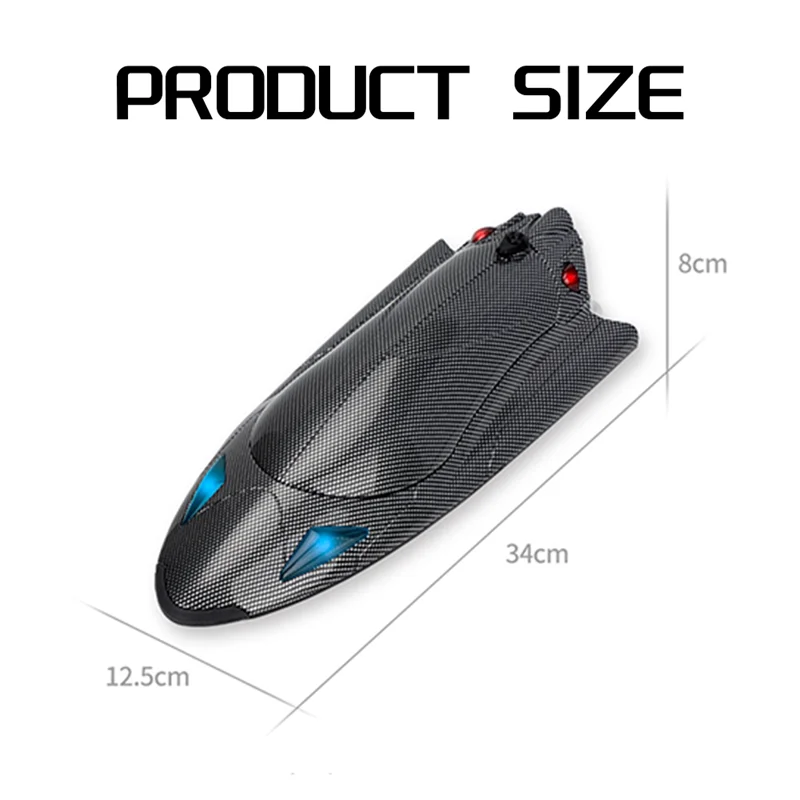 HFES RC ボート 25+ 高速リモートコントロールボート プールや湖用 2.4 GHZ RC ボート 大人 子供用 充電式バッテリー交換付き