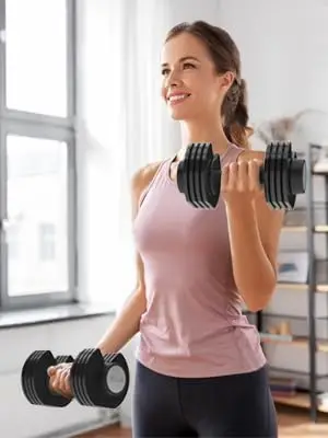 27.5 رطل/66LBS/88LBS مجموعة دمبل قابلة للتعديل مع مقبض مضاد للانزلاق 12 في 1 أوزان تعديل الاتصال السريع مع السلامة