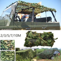 Camouflage Net Polyester Hunting Cover Flame Retardant Camo Netting Privacy Forest Landscape Shade Net for Outdoor Military