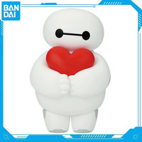 Genuine Bandai Anime Movie SOFVIMATES Super Marines Baymax BAYMAX PVC 17cm Cute Character Ornaments Toy Gift Model Collection