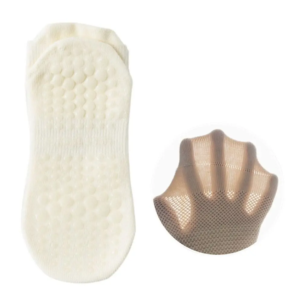 المهنية رقيقة اليوغا الجوارب شبكة تنفس منخفضة الكاحل جورب عارية الذراعين سيليكون المضادة للانزلاق الطابق قارب الجوارب النساء