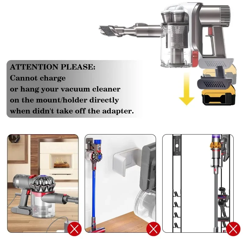 محول MT31A BOS31A DW31A MIL31A لبطاريات ماكيتا/بوش/ديوالت/ميلووكي 18/20 فولت متوافقة مع المكانس الكهربائية دايسون من النوع A