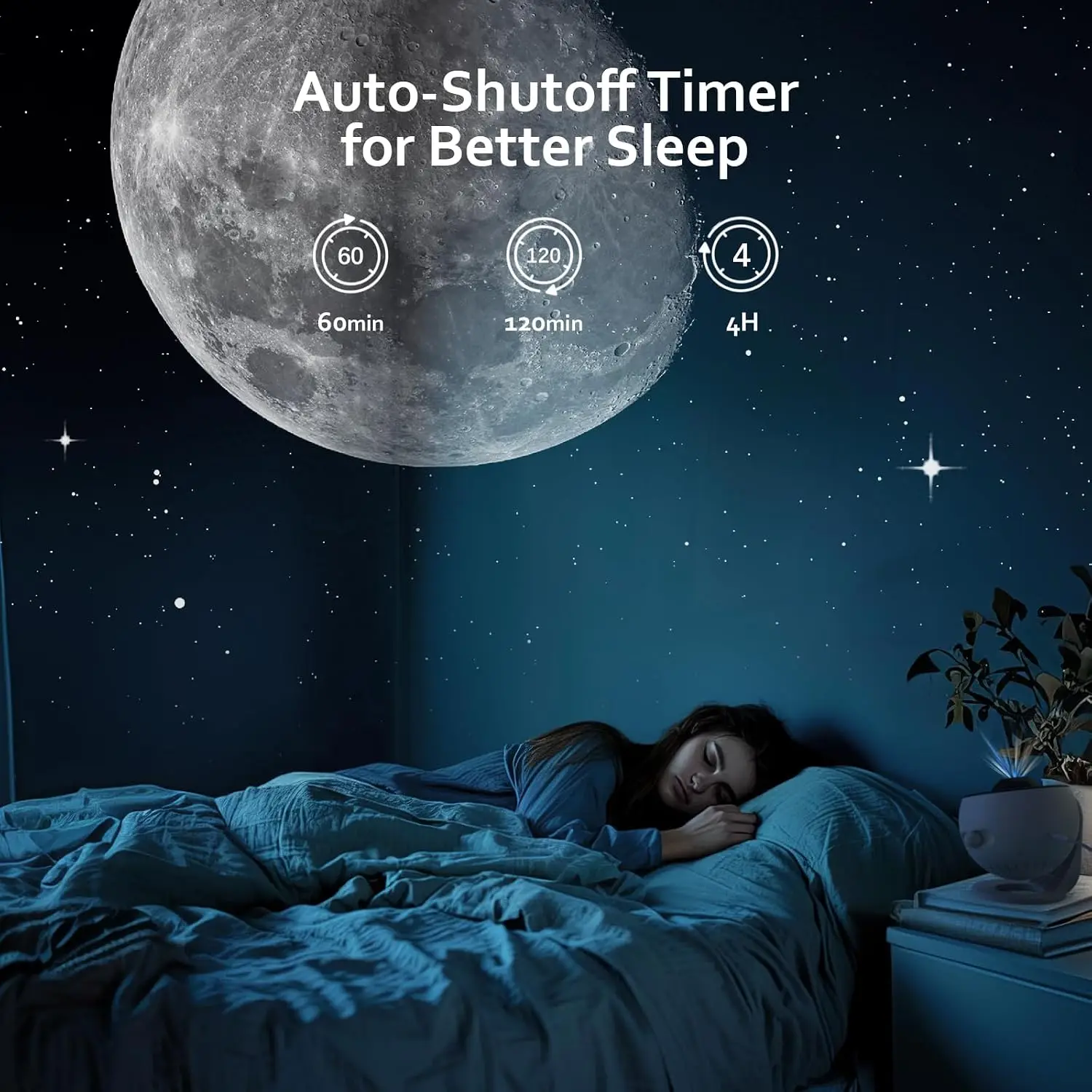 25-in-1 Galaxy-Projektor Pro 4K Sternenhimmel-Projektor Pro mit Fernbedienung und Bluetooth-Funktion, Raumdekoration für Kinder und Erwachsene – Detail 8
