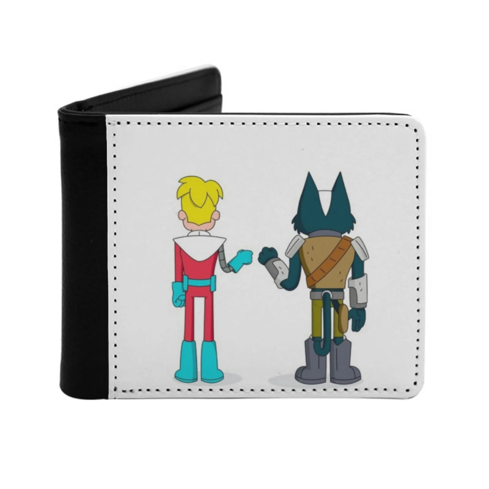 Gary And Avocato Fist Bump Fan Art Men Wallets Card Man Wallet Short Purse Bi-Fold Personalized Purses Gary And Avocato Avocado