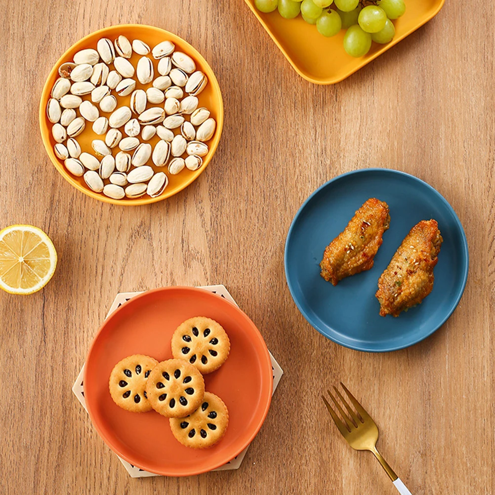 

Multipurpose EcoFriendly Plastic Snack Dish Durable PP Material Bone Dish Storage Square Shaped Food Container Plate
