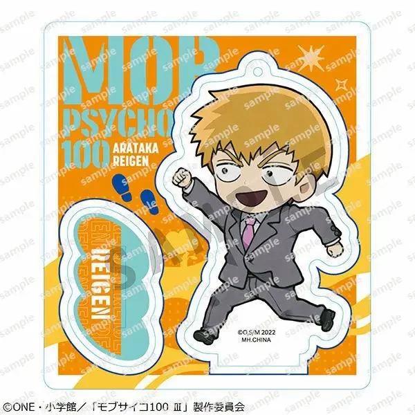 Anime Mob Psycho 100 Kageyama Shigeo Reigen Arataka Cosplay Cartoon Acrylic Indicative Board Mould Part Standing Sign Xmas Gift