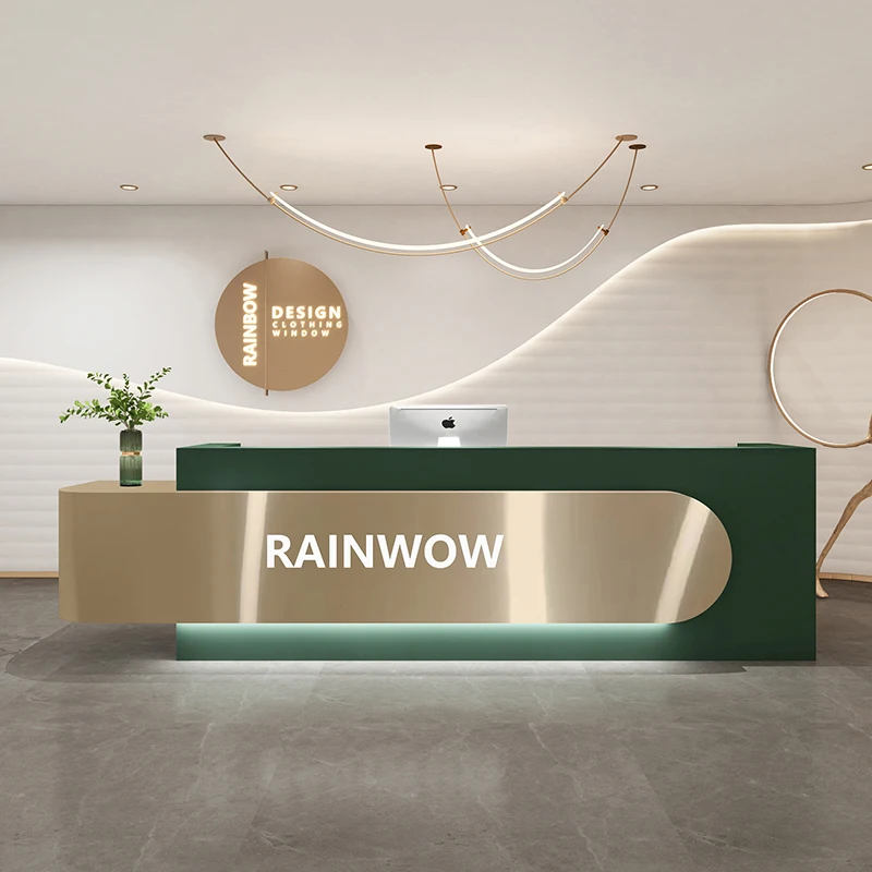 

Design Modern Reception Desks Shop Beauty Bar Luxury Hotel Restaurant Executive Reception Desks Company Bureau Trendy Furniture