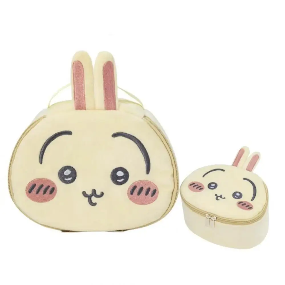 Cute Cosmetic Bag Chiikawa Storage Bag Anime Kawaii Usagi Hachiware Handbag Student Large Capacity Portable Travel Bag Gifts