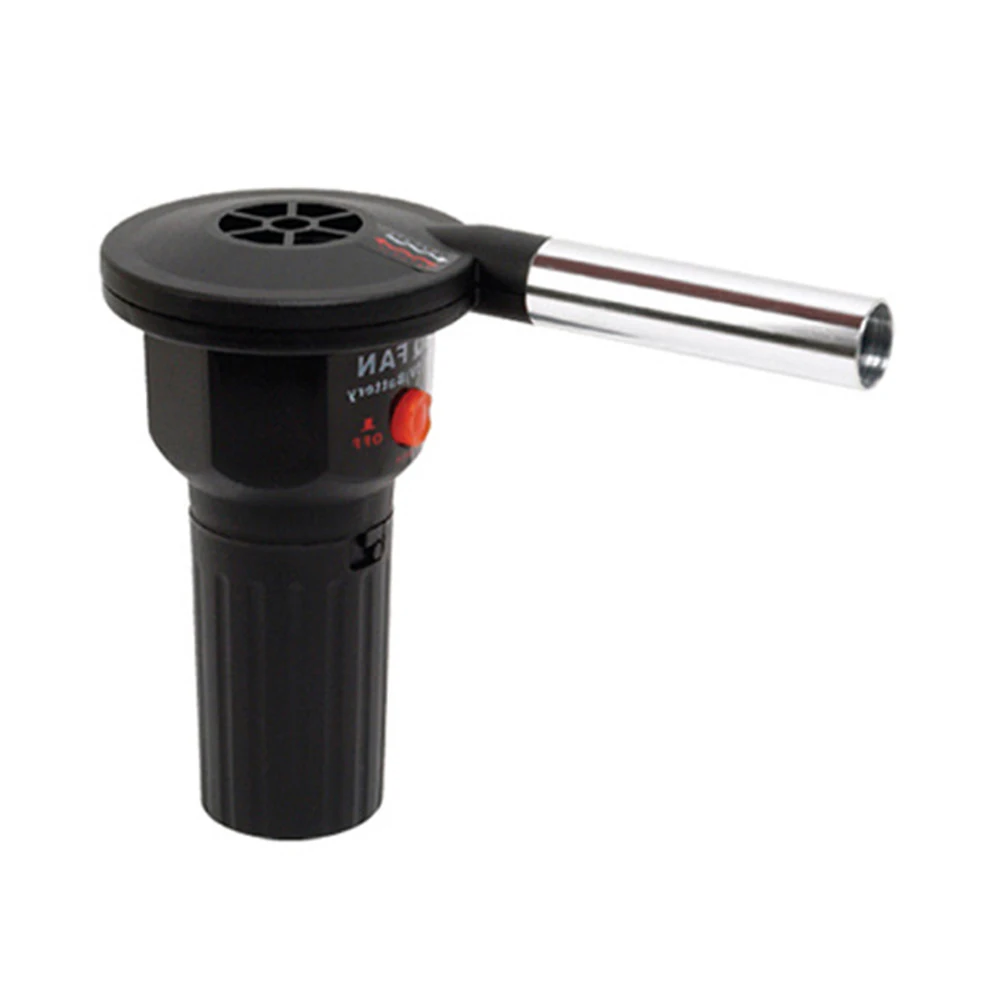 

BBQ Grill Fire Bellows Handheld Portable Fire Bellows Grill Accessories Aluminum Alloy Kitchen Tool for Picnic Camping Cooking
