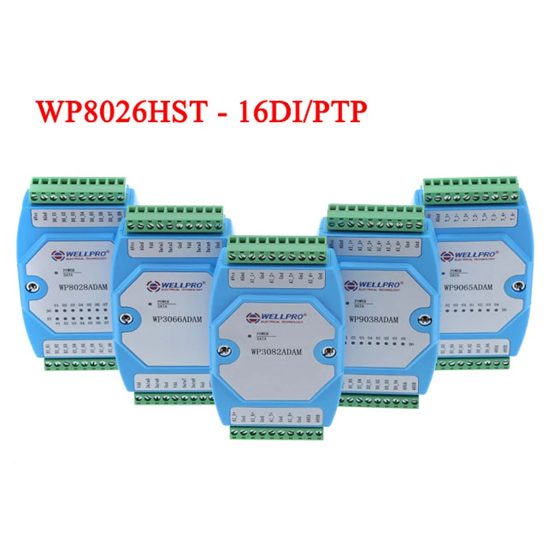 Digital/Switch Value Point-to-Point RS485 Lora Remote Transmission Module Isolated 16 Channel DI WP8026HST