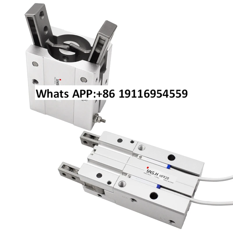 Pneumatic finger cylinder HFY mechanical claw 180 degrees opening and closing finger MHY2-16D/HFR10 20 25 32