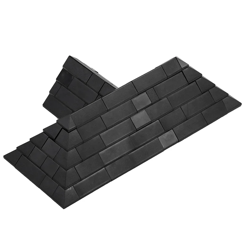 MOC DIY Roof Tiles Pack Building Blocks Brick Enlighten Compatible Brand With Other Particles No Instruction Toys Children Gifts