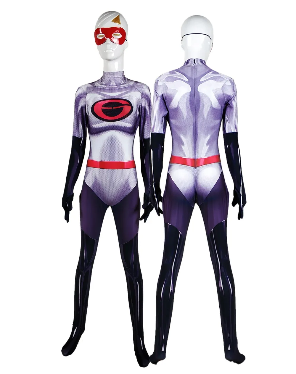 أزياء Elastigirl 2 التأثيرية للفتيات والنساء من Zentai بدلة الهالوين للبالغين والأطفال الخارقين