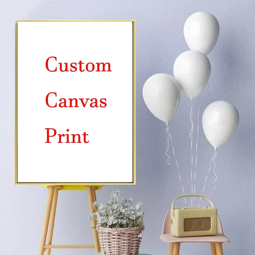 Custom Print Canvas Painting From Your Photo Poster Animal Figure Landscape Abstract Picture Parlor Home Decor Wall Art Painting