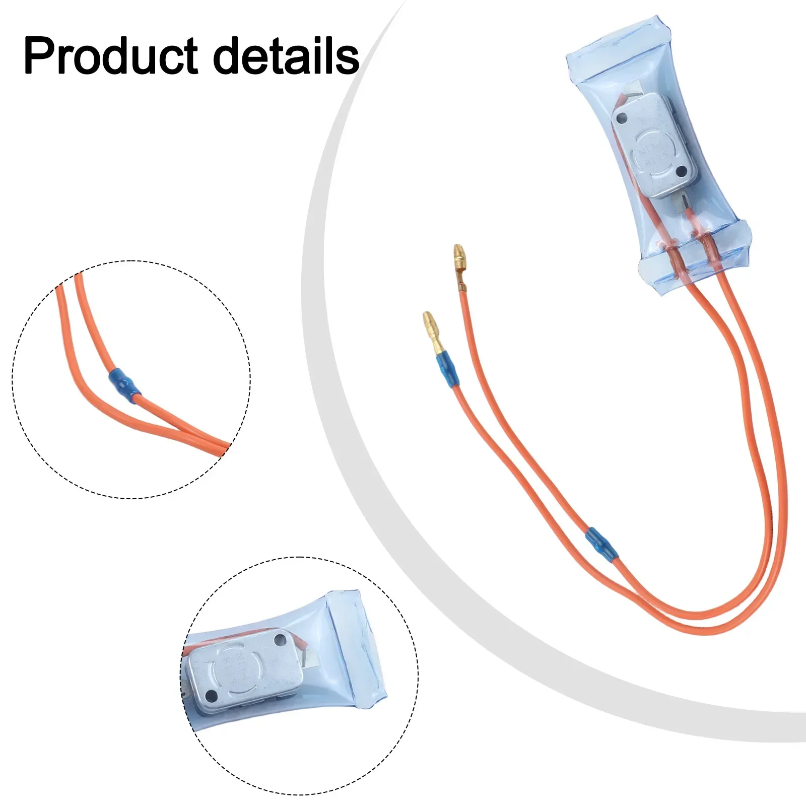 Refrigerator Defrost Thermostat AC 250V 10A Electrical Level 2 Wire N13-4 Degrees Bimetallic Replacement Temperature Regulation