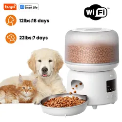 3L Tuya Smart Automatic Pet Feeder- APP control,Plan Feeding,For Cats and Puppy,Timely and Accurate Dispenser for Dogs and Cats