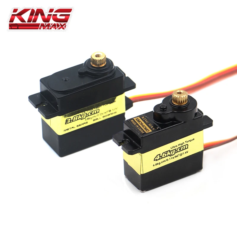 Kingmax KM0940MD KM0950MD Digital Metal Servo Iron Core Waterproof 13g/17g Rudder Steering for RC Airplanes Fixed Wing DIY