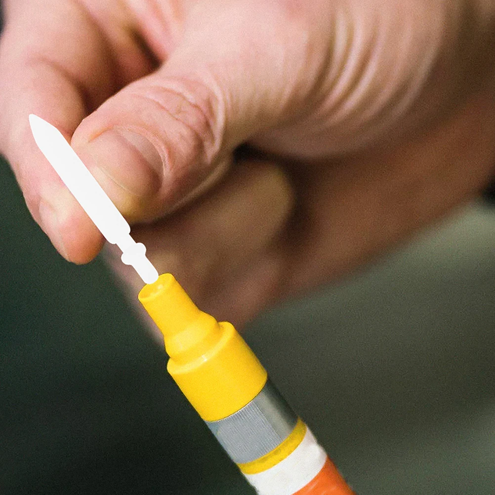 100 قطعة قلم طلاء أكريليك بديل 0.7 مللي متر نصائح ماركر نايلون كتابة سلسة سهلة الاستبدال مناسبة لقلم تحديد الزيت