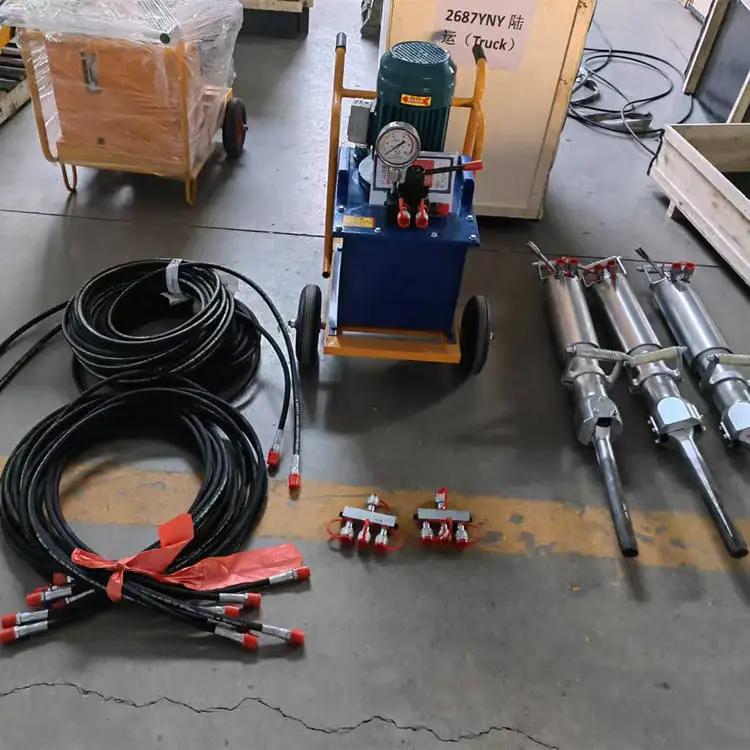 Handheld Hydraulic Rock Splitter Manufacturer Stone Splitting Machine Efficient Hydraulic Rock Splitter Factory Price