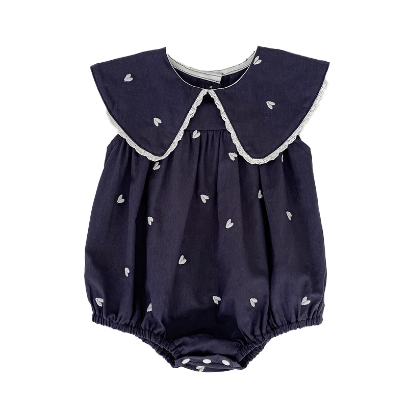 2026 Sommer-Schwesterkleidung 0-24M Baby Mädchen Ärmellose Baumwoll-Stickerei Baby Bodysuit 2-6 Jahre Süße Partykleider für Kinder – Detail 14