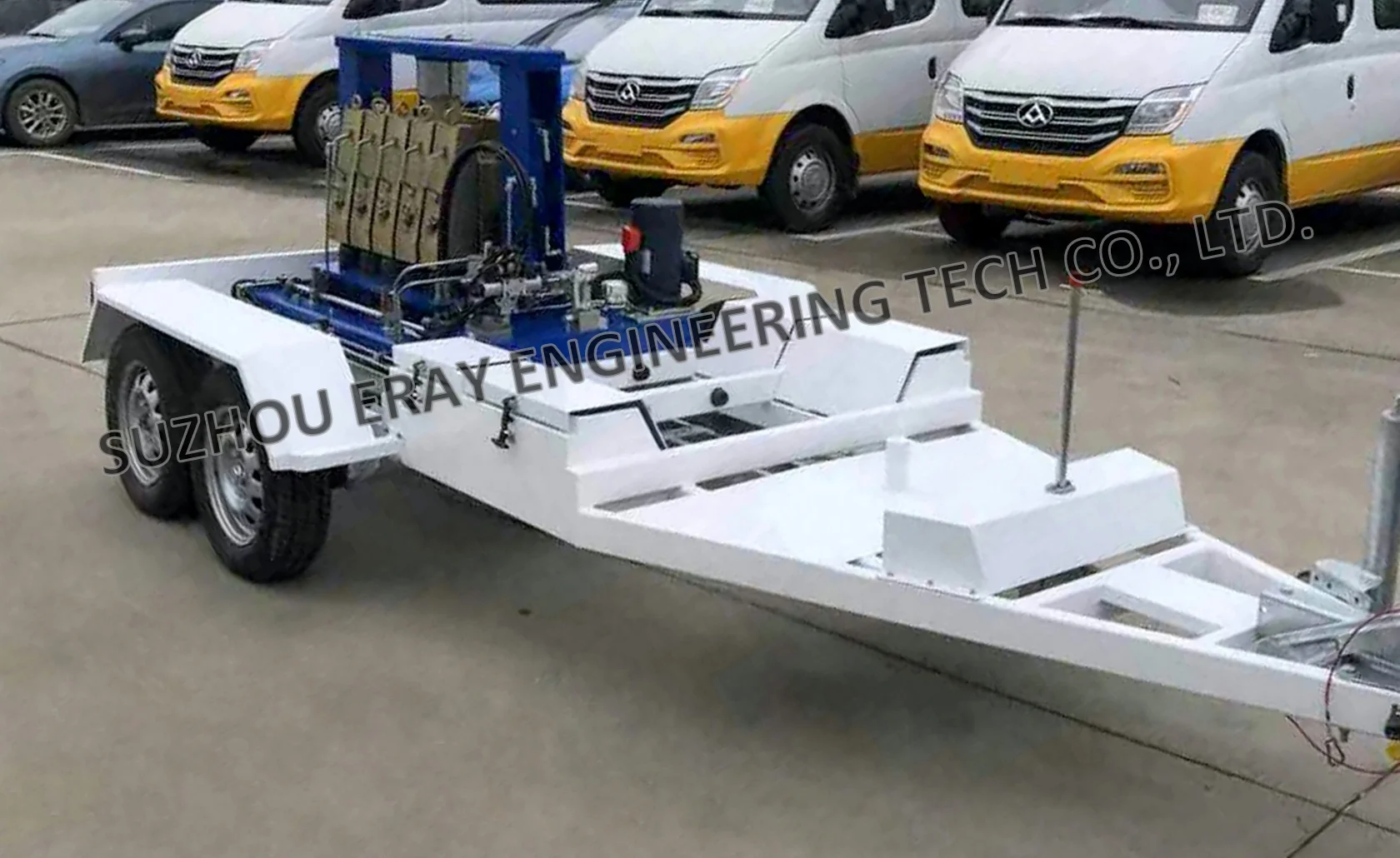 ERAY-HWD-TM250N Automatic Falling Weight Deflectometer Heavy Drop Weight Reliable Testing Accuracy Good Testing Repeatability