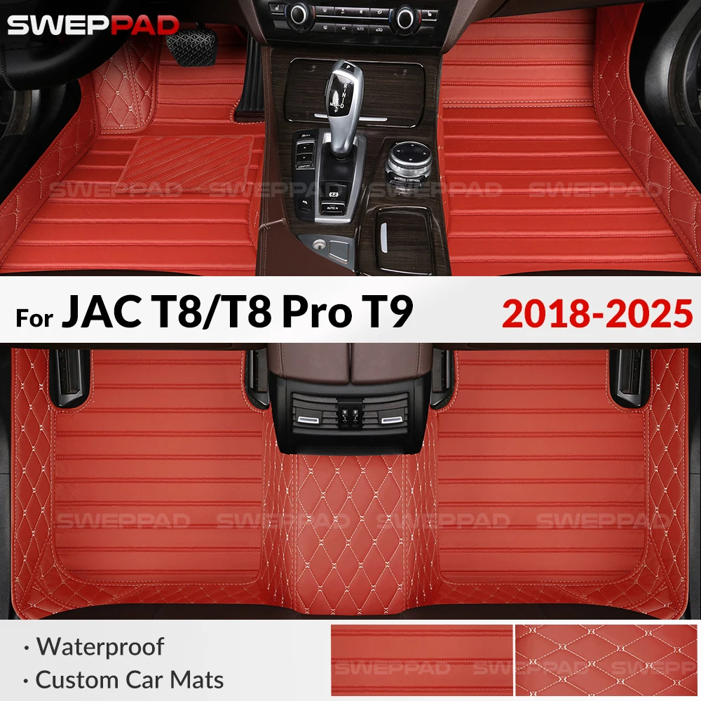

Для JAC T8/T8 Pro T9 2018-2025 Автомобильный напольный коврик Всепогодные кожаные защитные напольные вкладыши Автомобильный коврик на заказ 2024 2023 2022 2021
