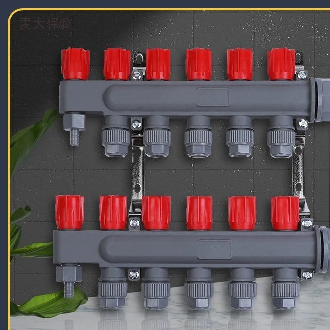 

Large flow water separator Plastic water separator Floor heating Large diameter water separator