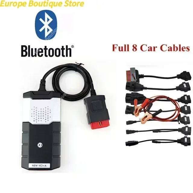 Immagine 3: Nuovo Scanner OBD2 2026 per Delphi 2021.11 Keygen USB Bluetooth, Strumento Diagnostico per Auto e Camion, Rilevatore di Guasti Veicoli