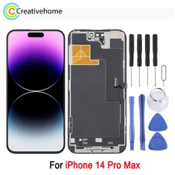 6.7-inch XDR OLED Screen For iPhone 14 Pro Max, 2796x1290 Phone Display Touch Screen Full Assembly Repair Replacement Part