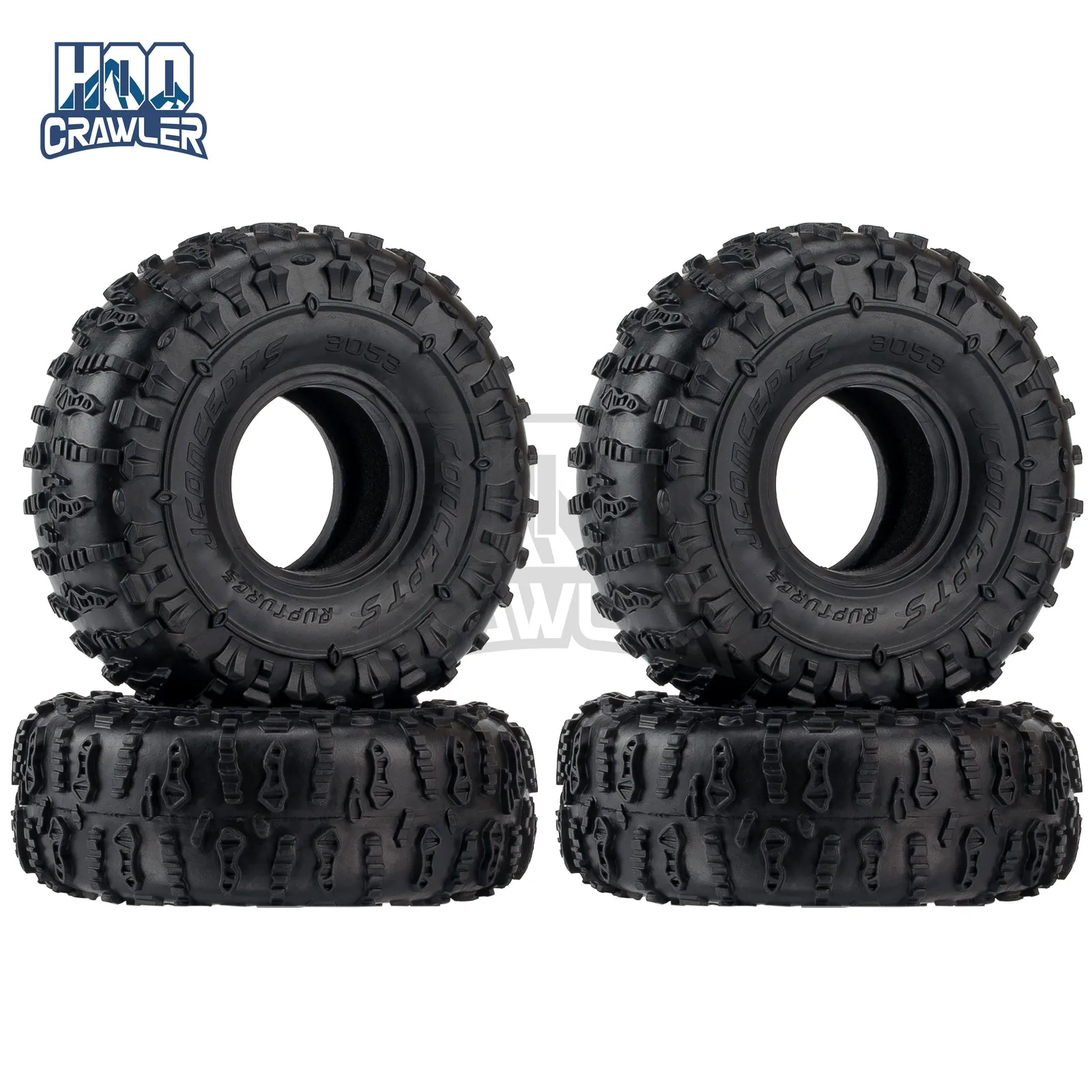 2.2Inch Rubber Tyre 150*65MM RC Car 2.2 Wheel Tires for 1/10 RC Crawler Wraith RR10 RBX10 Capra SCX10 TRX4