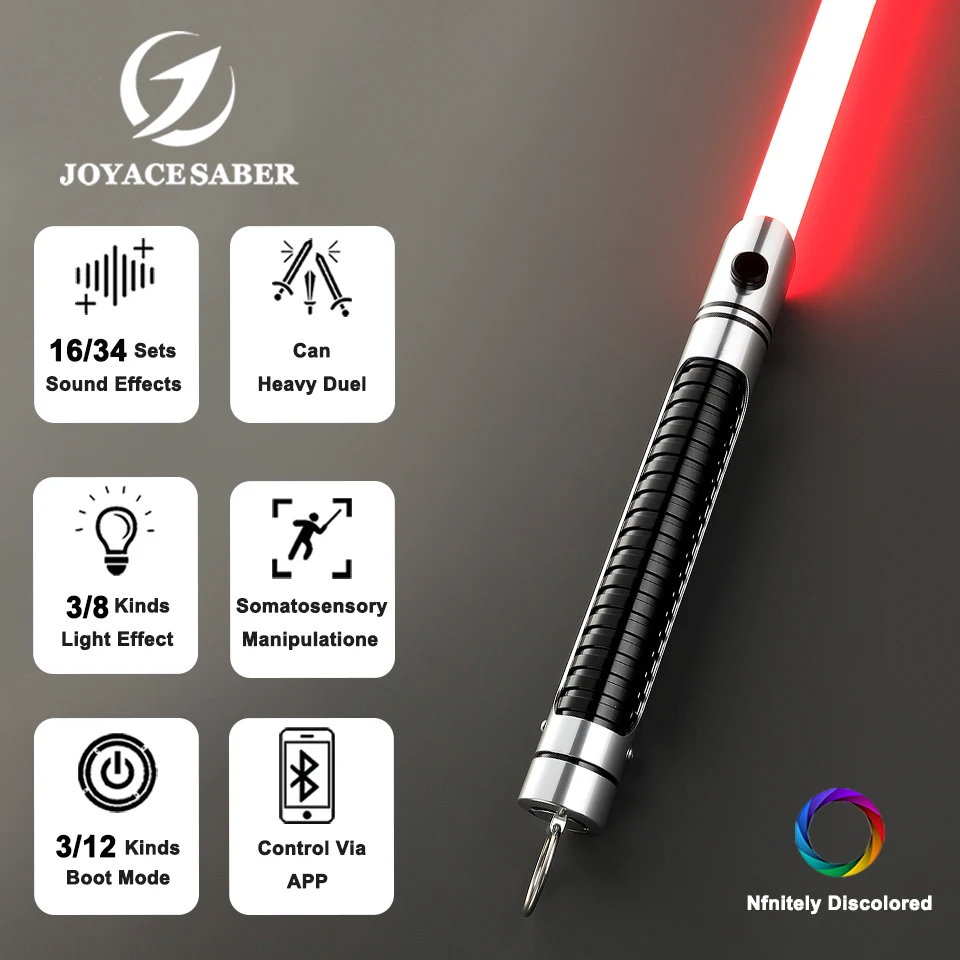 Pixel Lightsaber Antares Draco Light Saber Neopixel Laser Sword Metal Handle Heavy Dueling Xenopixel Sabers Cosplay Toys Joyace